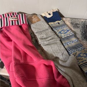 Hunter Pink and Gray Socks Collection